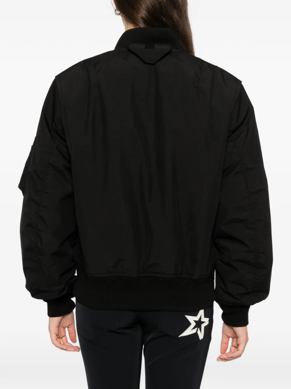 Phenix Padded Bomer Jacket In Black