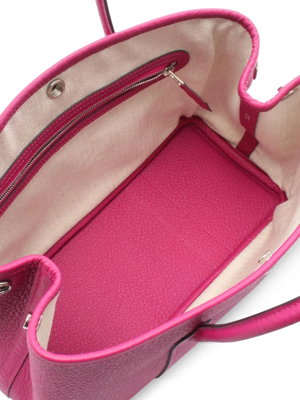 Pre-owned Hermes 2017 Country Garden Party Tpm Tote Bag In Pink