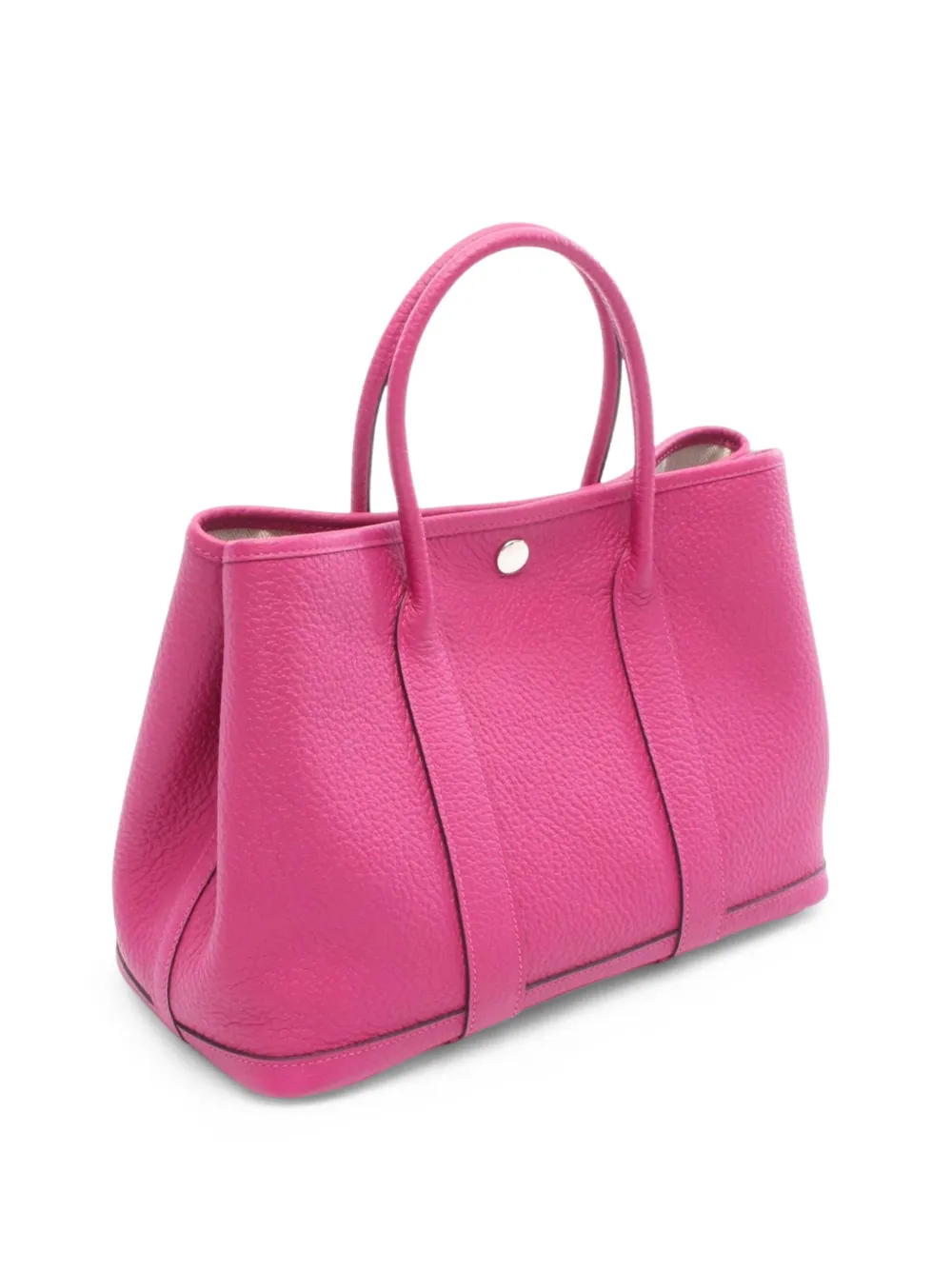 Pre-owned Hermes 2017 Country Garden Party Tpm Tote Bag In Pink