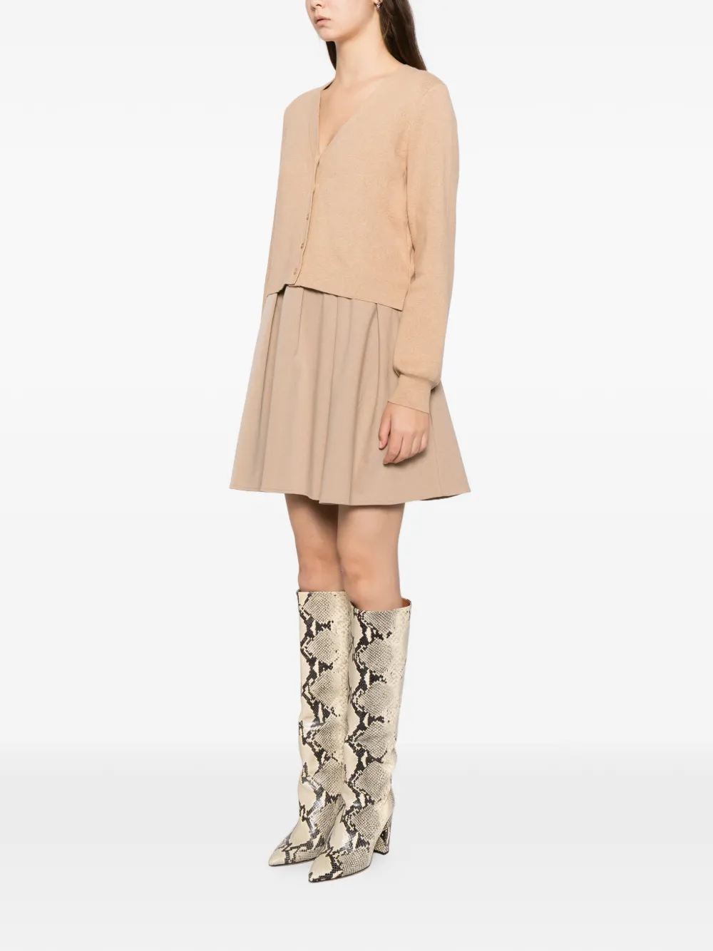 Staud Milo Dress In Neutral