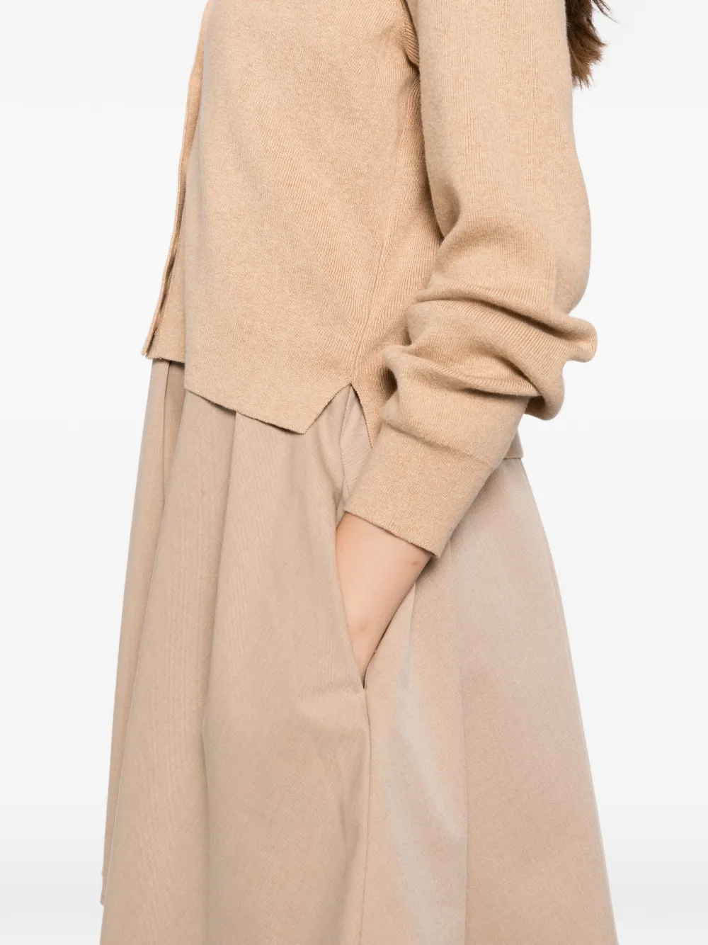 Staud Milo Dress In Neutral