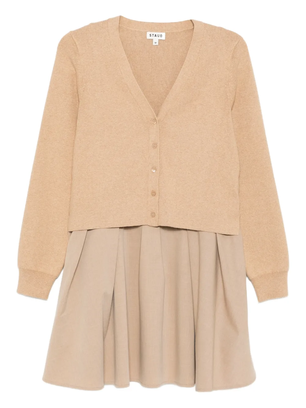 STAUD Milo dress - Toni neutri