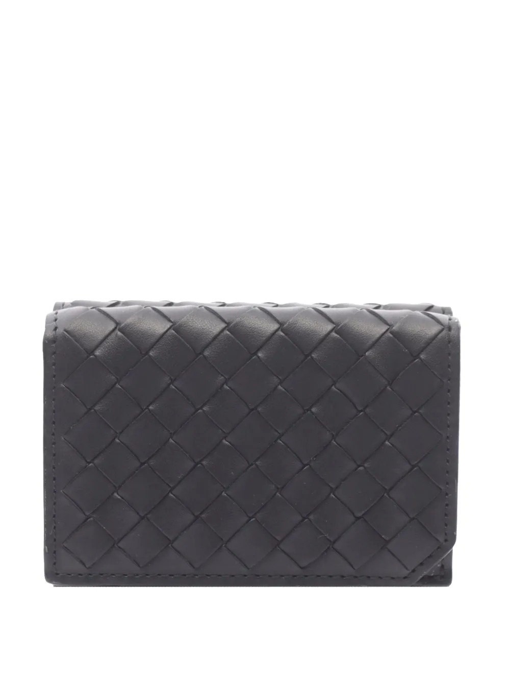Bottega Veneta Pre-Owned 2012-2025 Leather Intrecciato Wallet small wallets | Black | Image 1