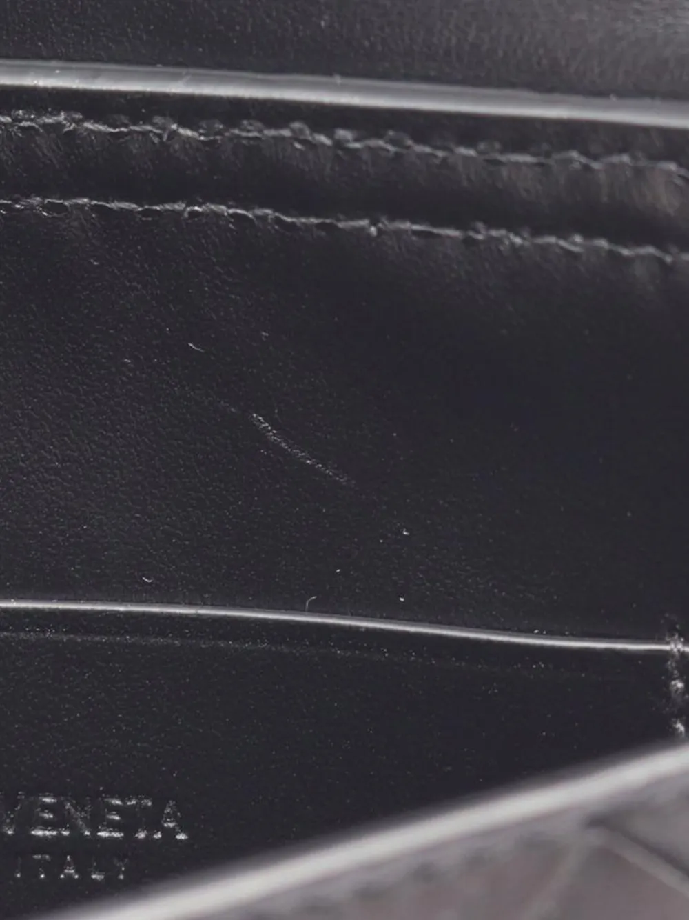 Pre-owned Bottega Veneta 2012-2025 Calfskin Intrecciato Solstice Phone Pouch Crossbody Bag In Black