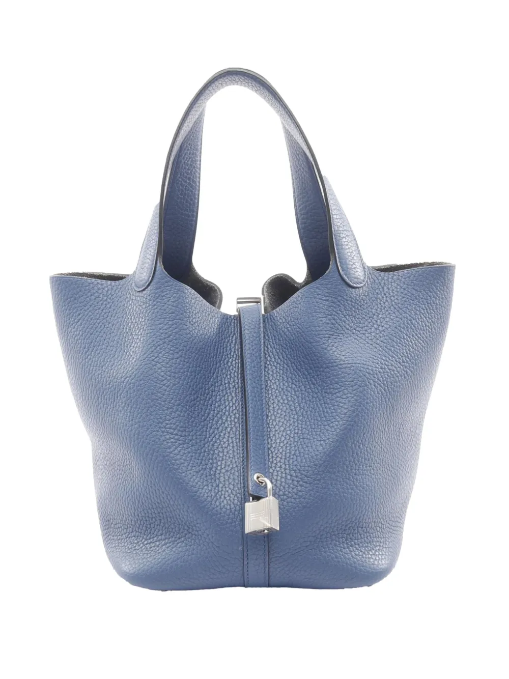 Hermès Pre-Owned 2016 Taurillon Clemence Picotin Lock MM handbag | Blue | Image 1