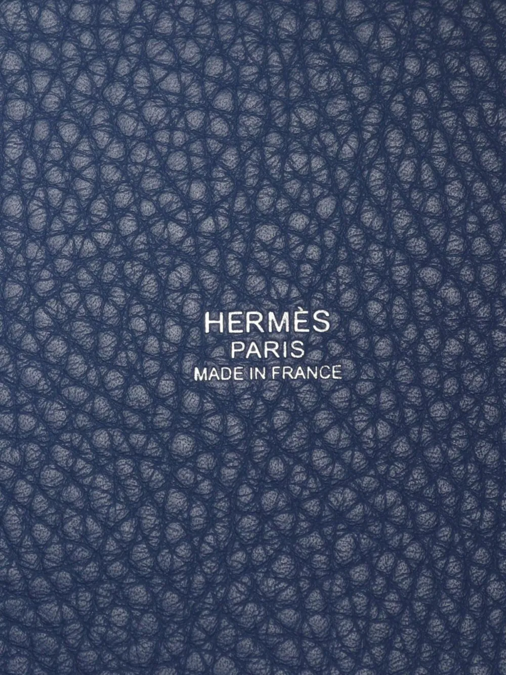 HERMES Pre-owned 2016 Taurillon Clemence Picotin Lock Mm Handbag In Blue