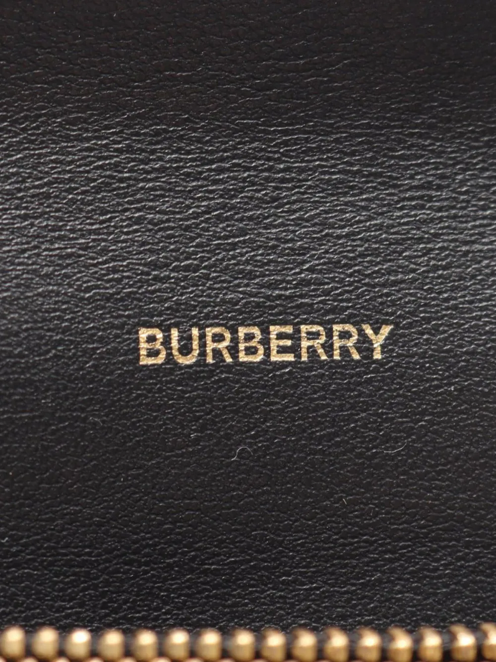 Click to view more detailed imagery on our partner's website Pre-owned Burberry 2018-2025 Grained Calfskin Monogram Motif Wallet Long Wallets In Black