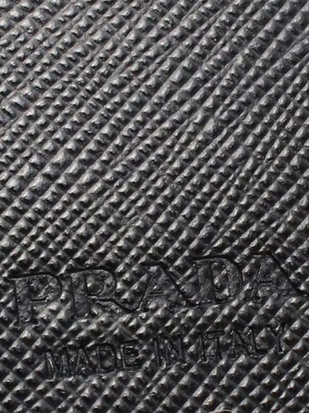 Pre-owned Prada 2013-2025 Saffiano-trimmed Tessuto Logo Bifold Wallet Long Wallets In Black