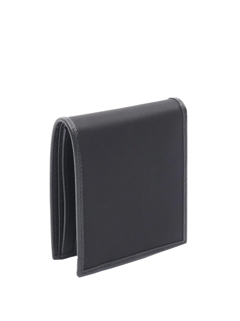 Prada Pre-Owned 2013-2025 Saffiano-Trimmed Tessuto Logo Bifold Wallet long wallets | Image 2