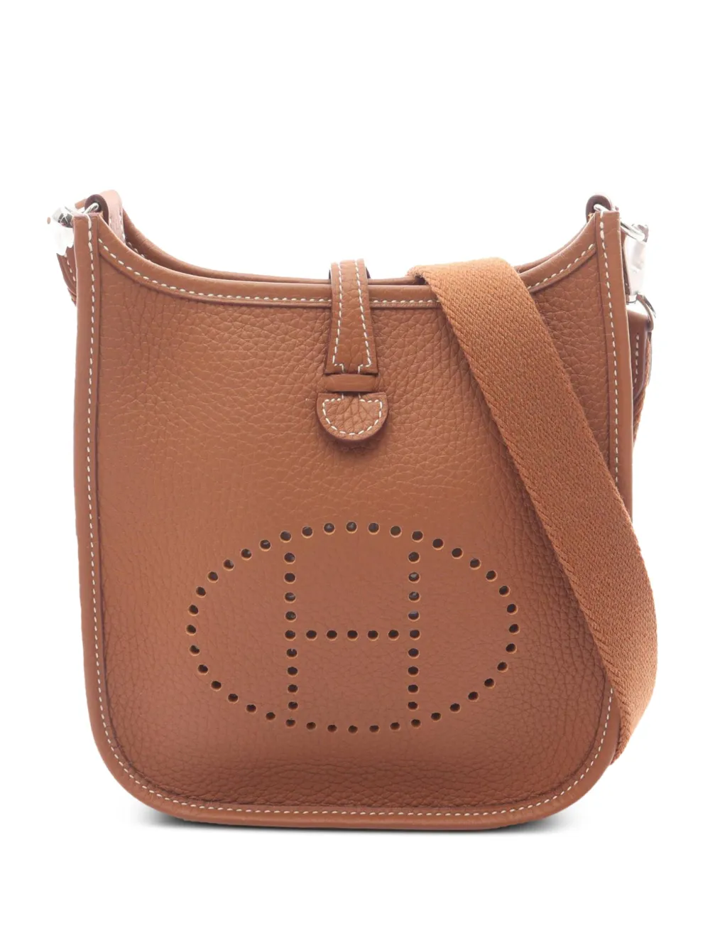 Pre-owned Hermes 2024 Clemence Evelyne Amazone 16 Shoulder Bag In Black