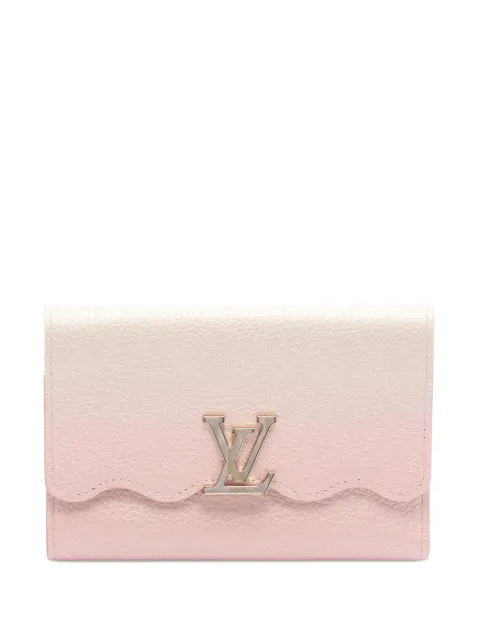 Louis Vuitton Pre-Owned 2021-2025 Grained Calfskin By The Pool Capucines Compact Wallet small wallets