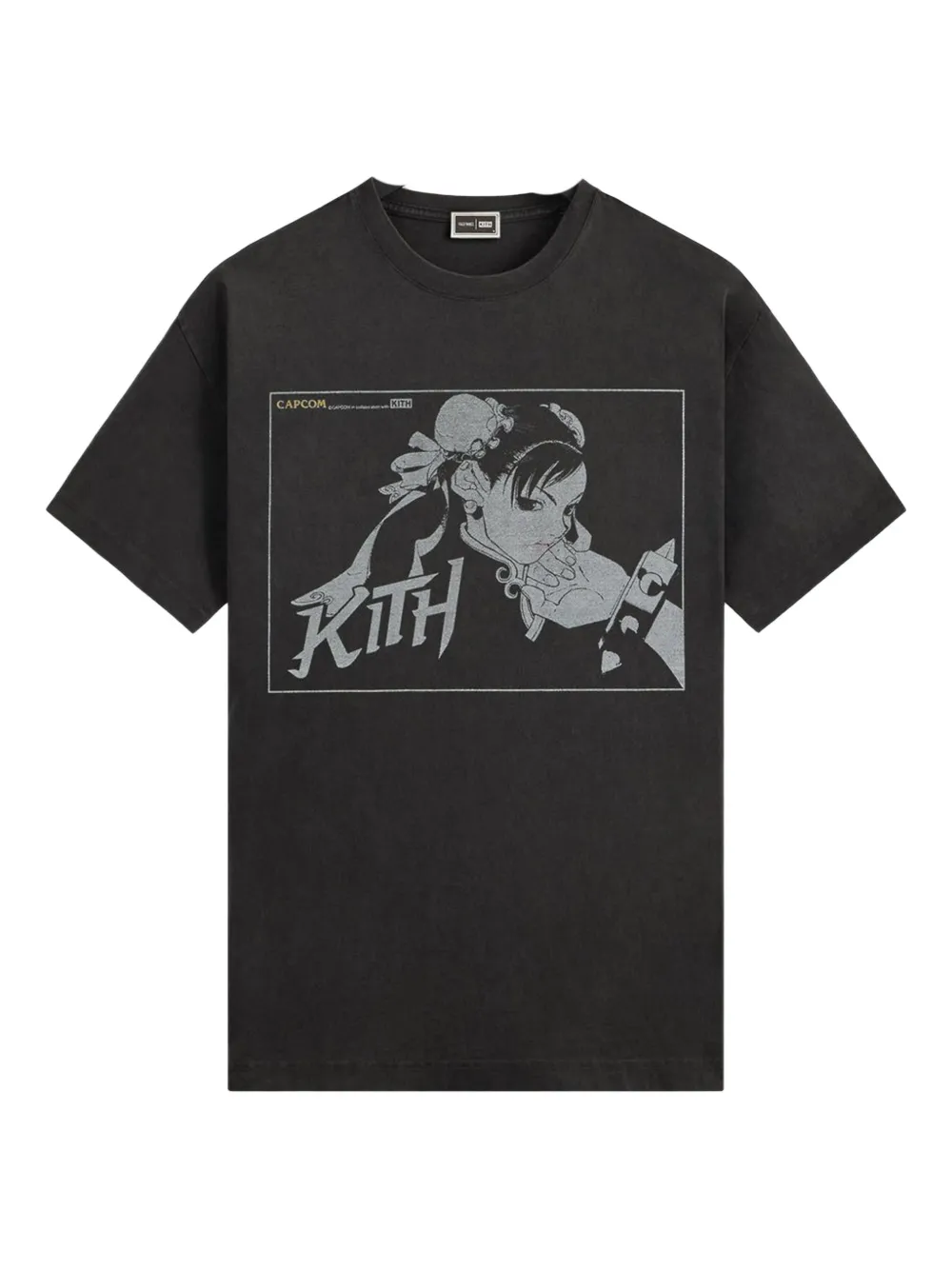 KITH x Capcom Chun Li graphic T-shirt | Black | Image 1
