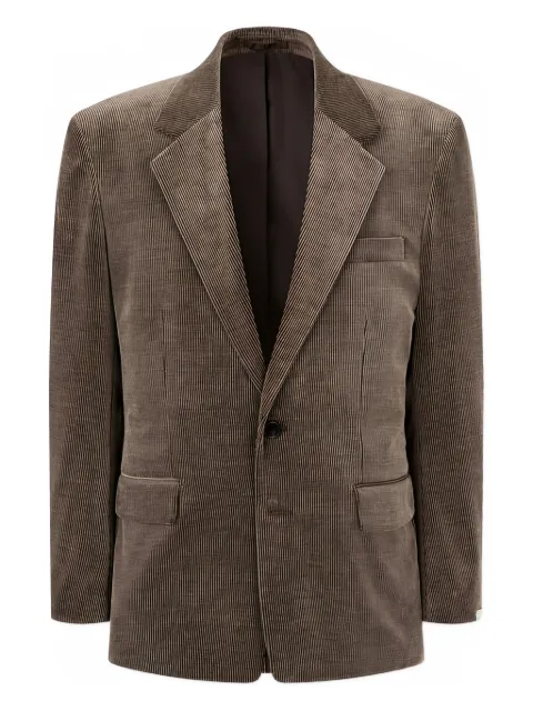 Man On The Boon. notched-lapel corduroy blazer