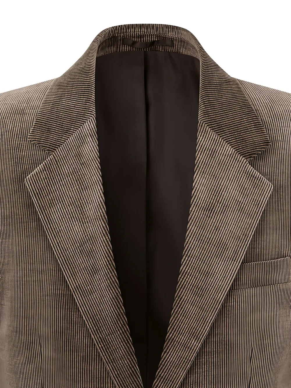 Man On The Boon. Notched-lapel Corduroy Blazer In Brown
