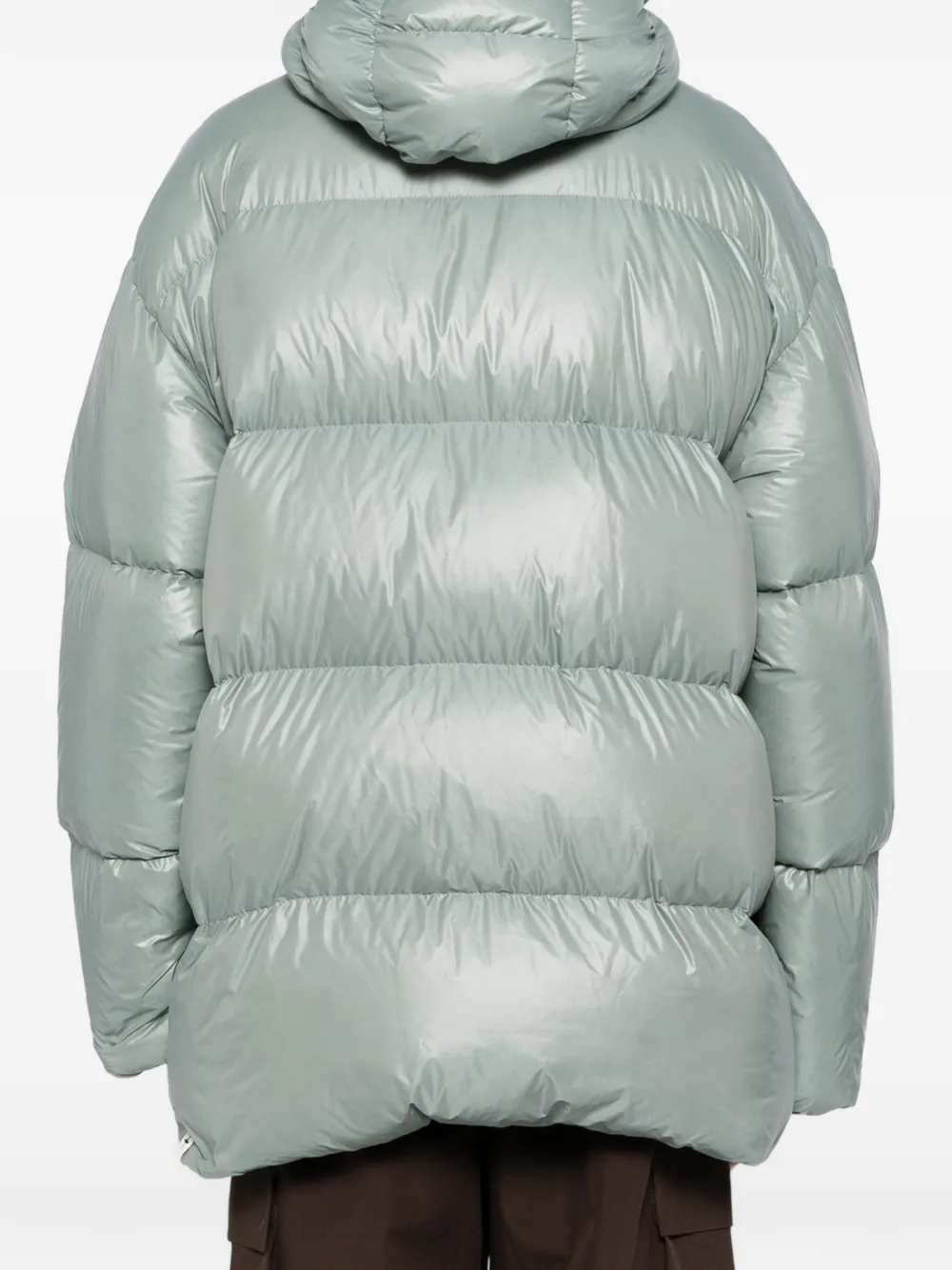 Jil Sander Down Jacket In Green