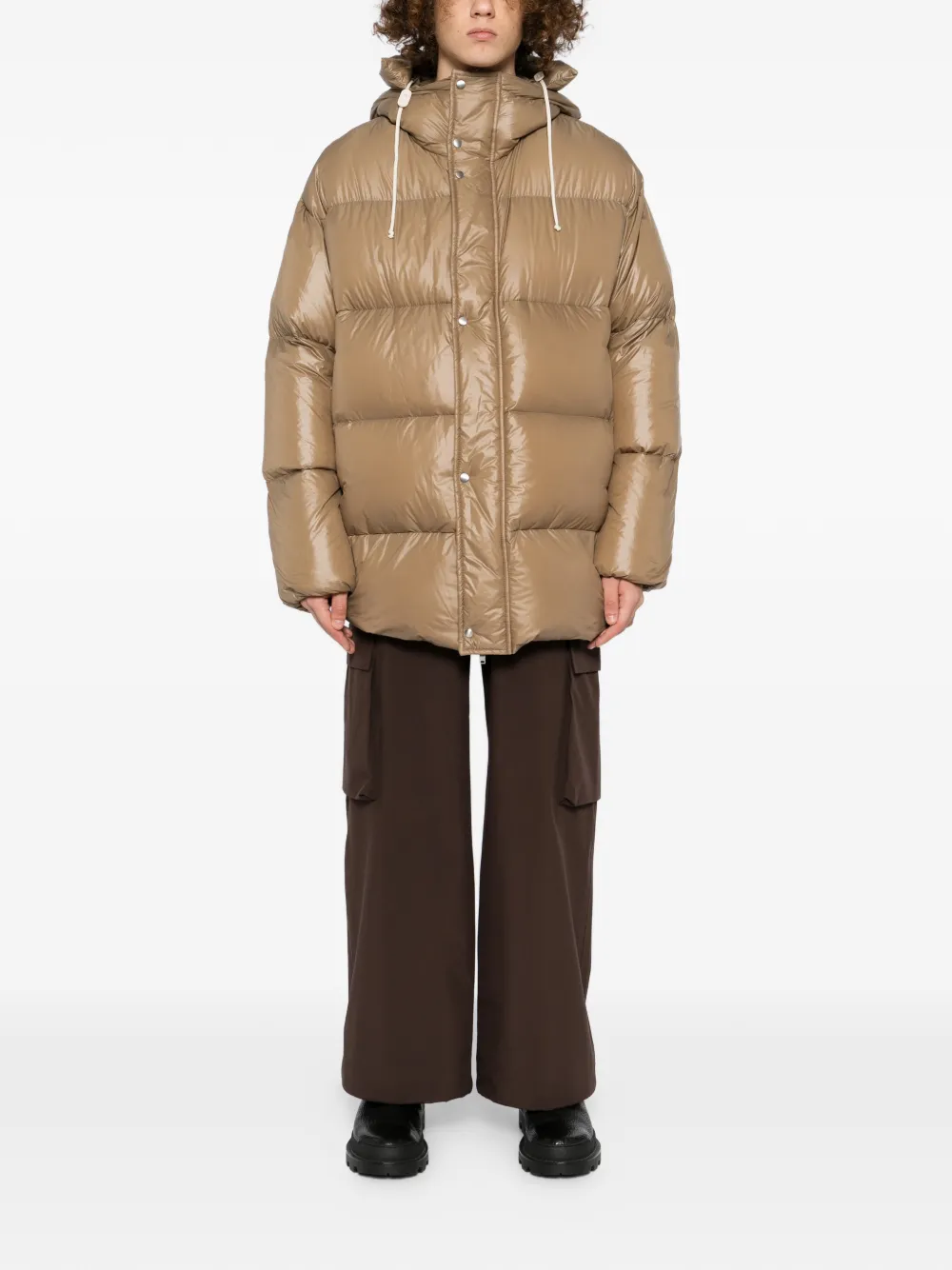 Jil Sander doudoune zippée à capuche | Doudounes & vestes matelassées | Image 2