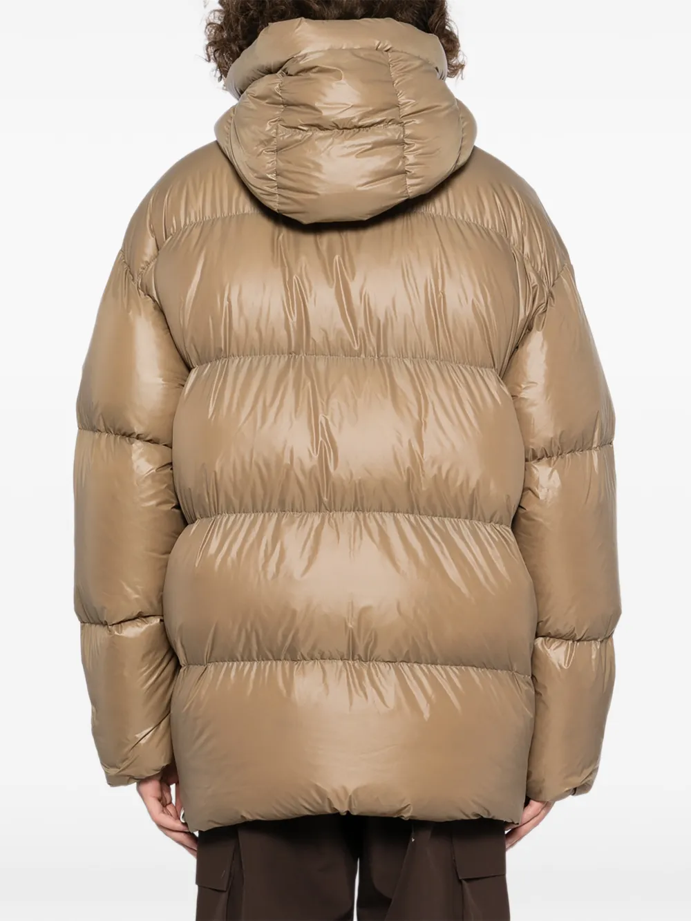Jil Sander Down Jacket In Brown