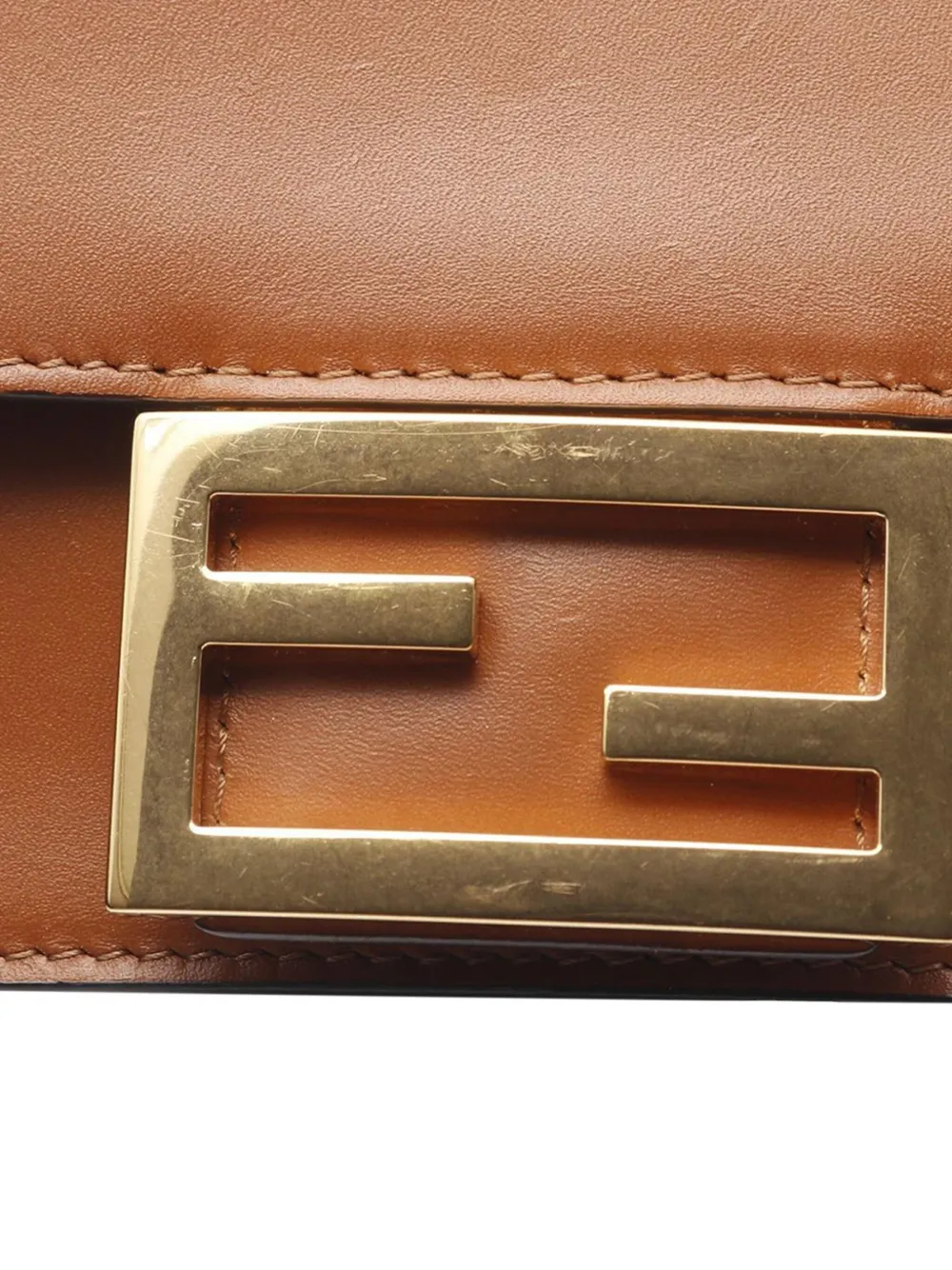 Fendi Pre-Owned 2010-2025 Leather Flat Baguette shoulder bag | Pre-Owned | Image 2