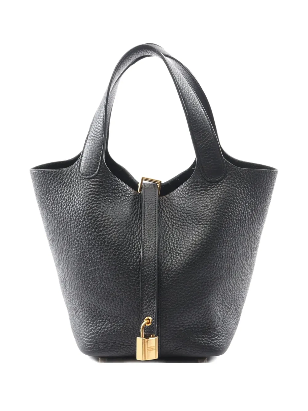 Hermès Pre-Owned 2021 Taurillon Clemence Picotin Lock PM handbag | Black | Image 1