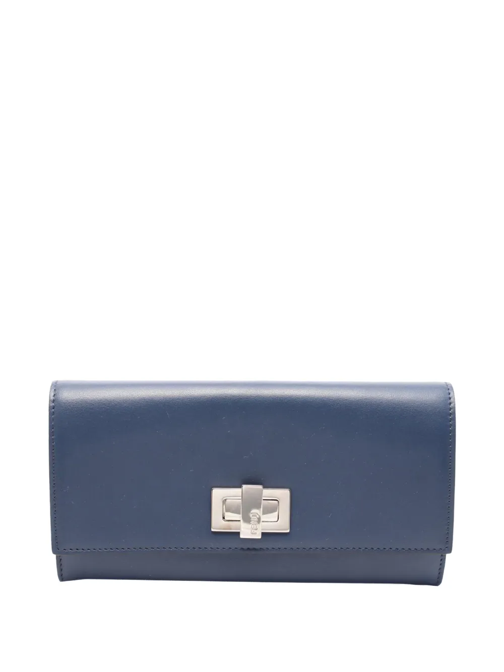 Fendi Pre-Owned 2010-2025 Leather Peekaboo Wallet long wallets | Blue | Image 1