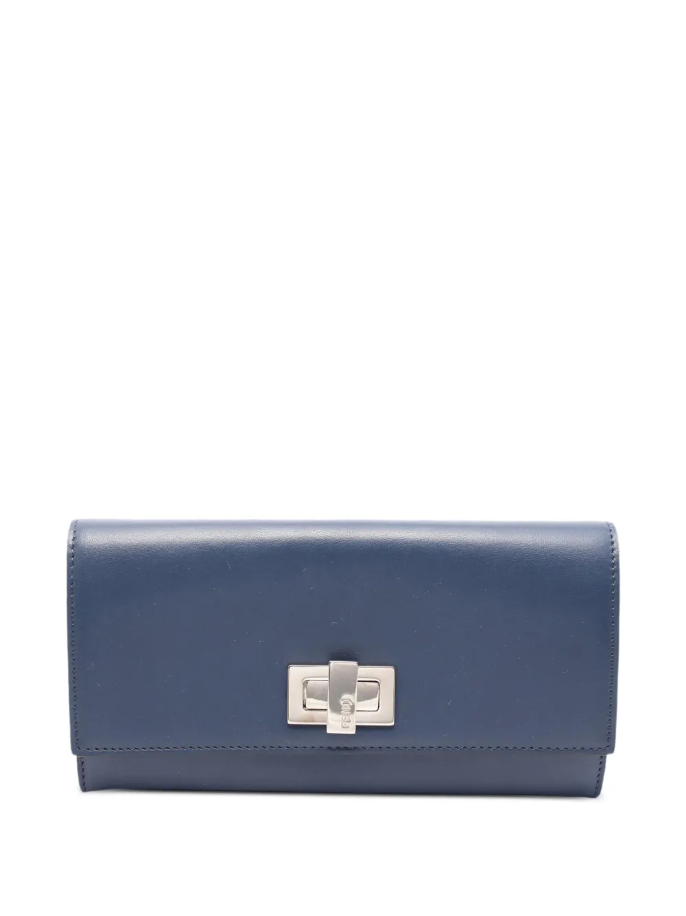 Fendi Pre-Owned 2010-2025 Leather Peekaboo Wallet long wallets | Blue | Image 1
