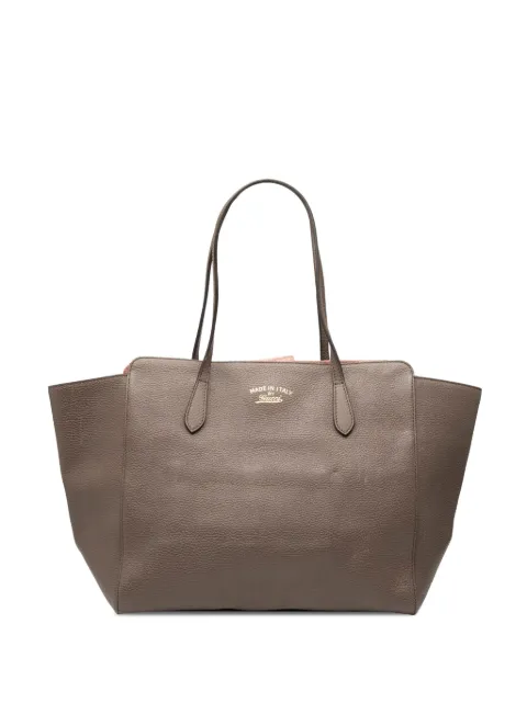 Gucci Pre-Owned 2016-2025 Medium Leather Swing tote bag