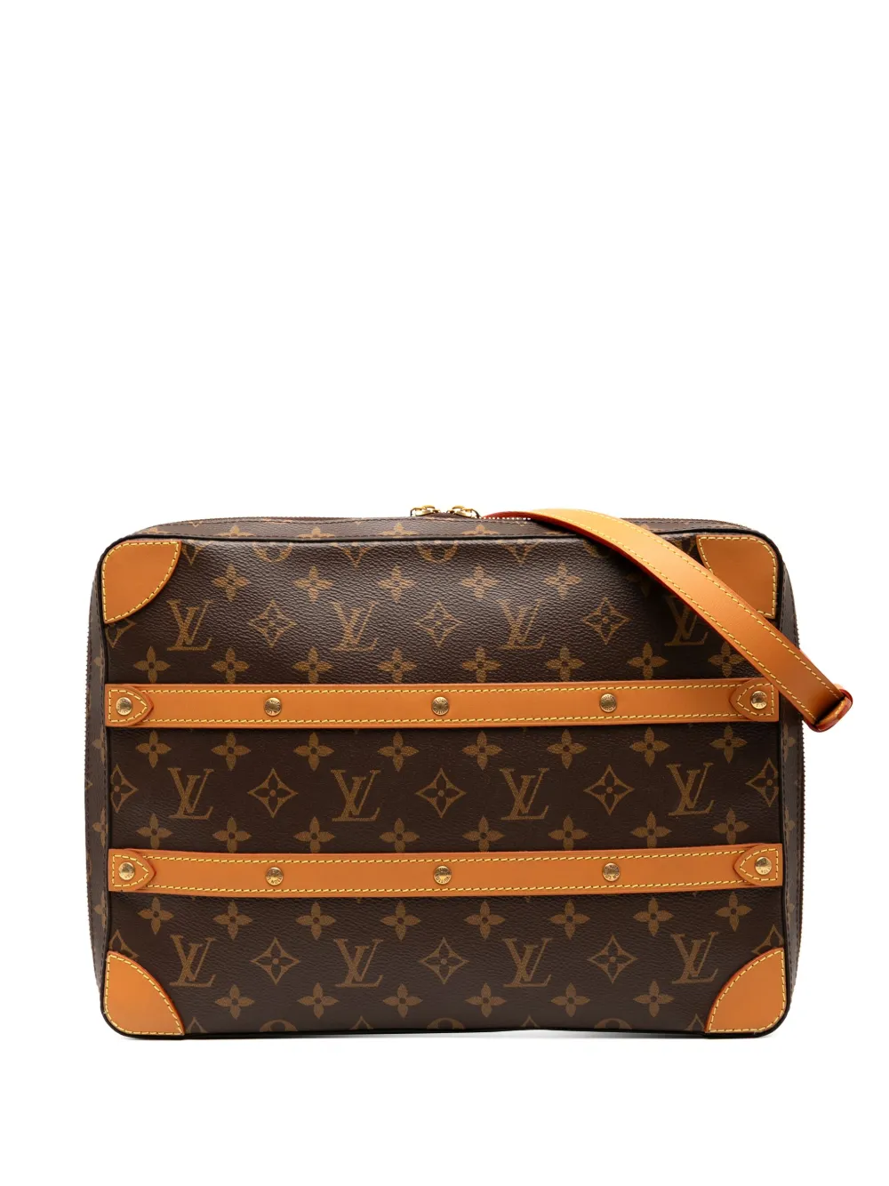 Louis Vuitton Pre-Owned 2019 Monogram Soft Trunk Messenger MM crossbody bag - Marrone