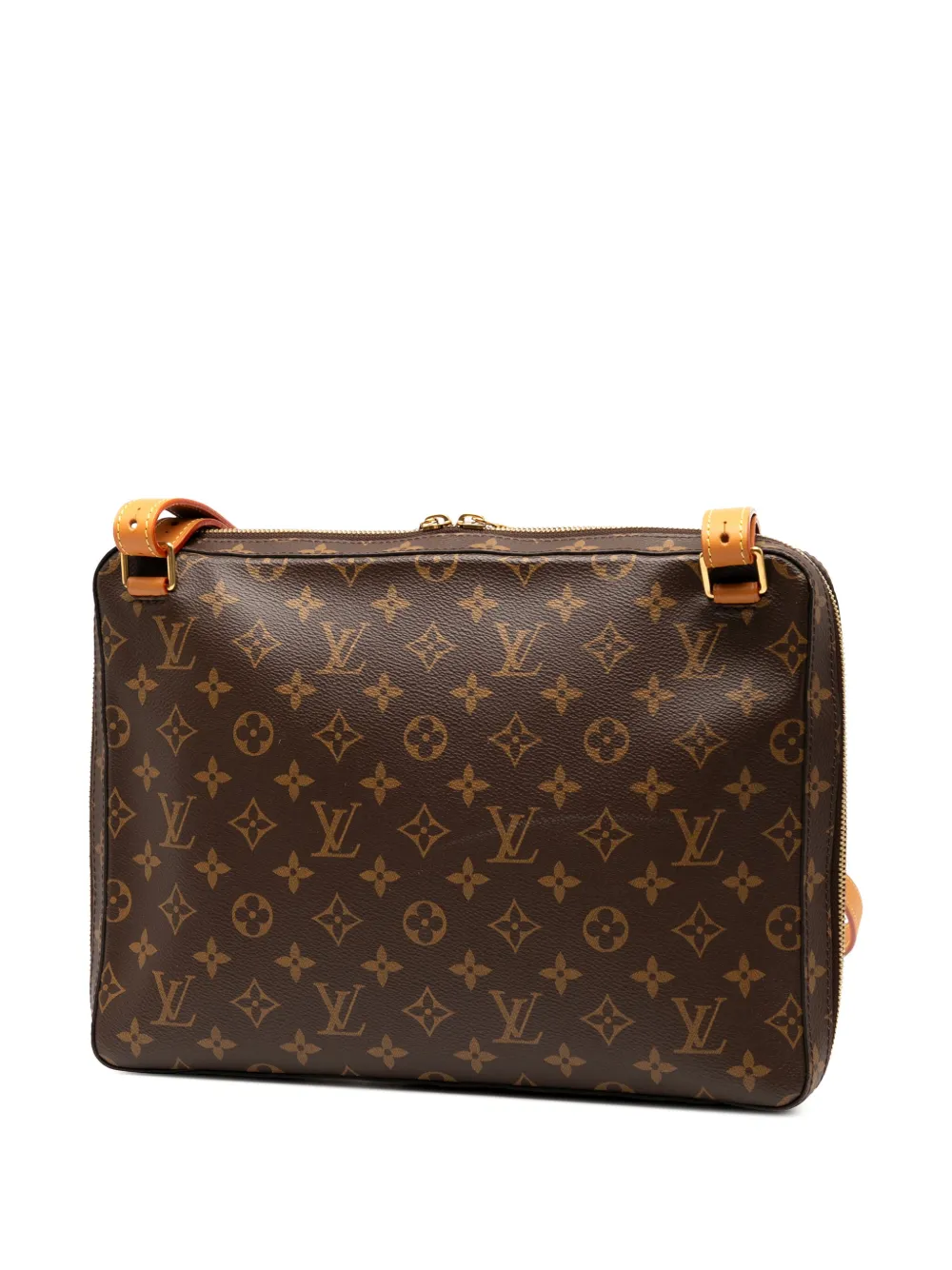 Pre-owned Louis Vuitton 2019 Monogram Soft Trunk Messenger Mm Crossbody Bag In Brown