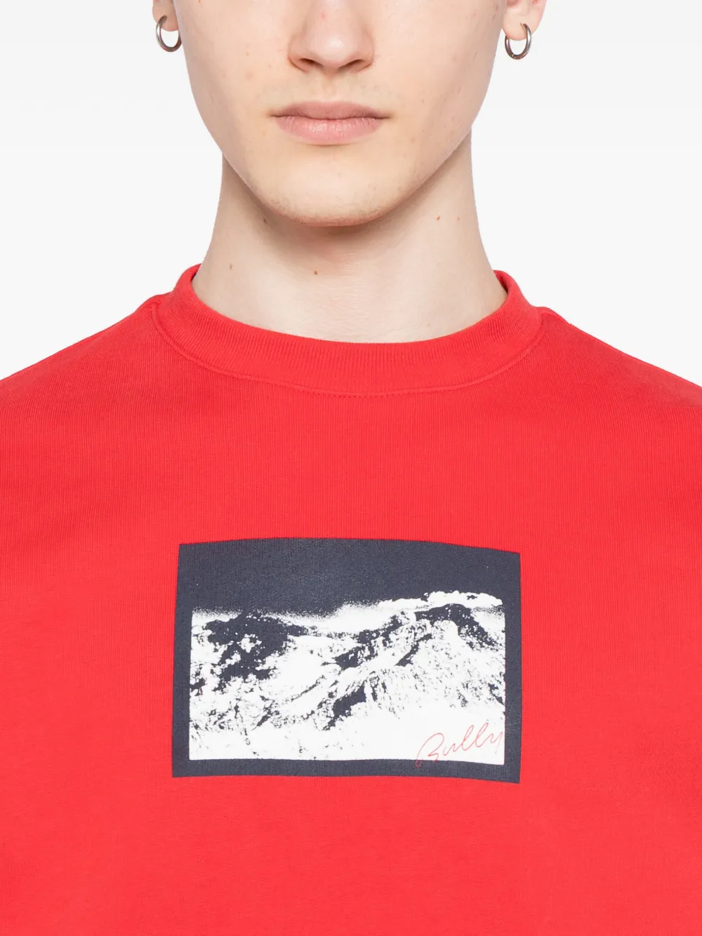Bally Sweater met grafische print Rood