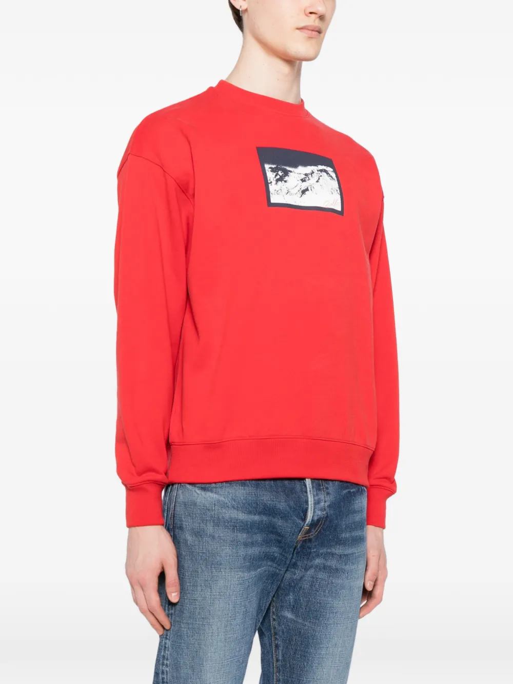  Bally Graphiced Sweatshirt - Red 