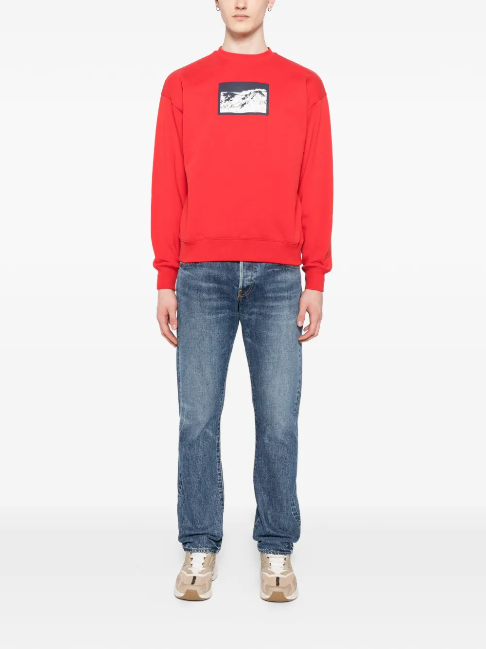 Bally Sweater met grafische print - Rood