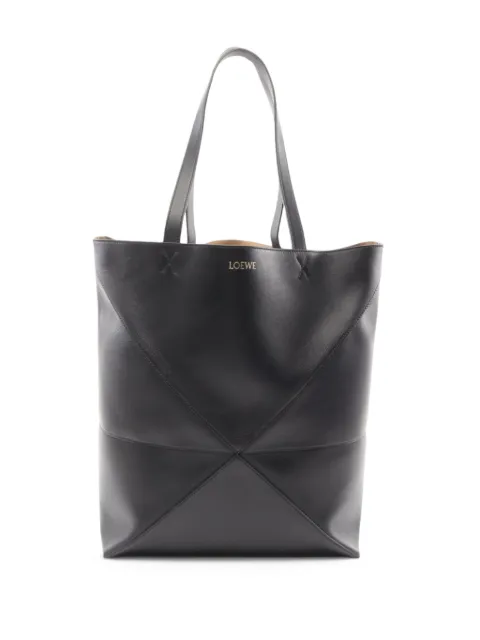 Loewe Pre-Owned 2010-2025 Large Calfskin Puzzle Fold tote bag