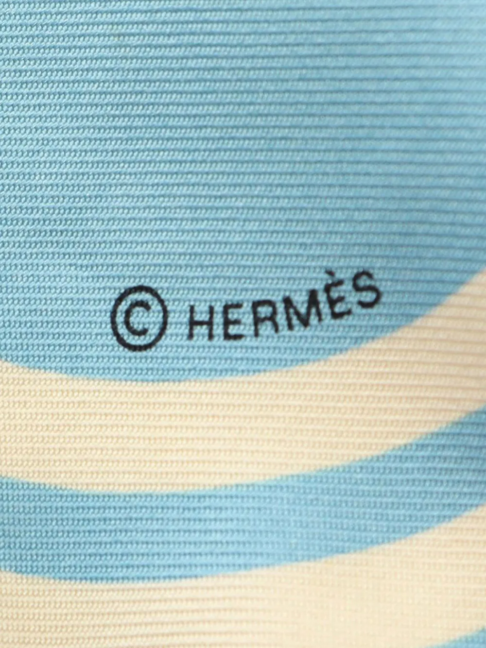 Pre-owned Hermes 2019 Silk Swift Brides De Gala Tattoo Silky City 33 Shoulder Bag In Blue