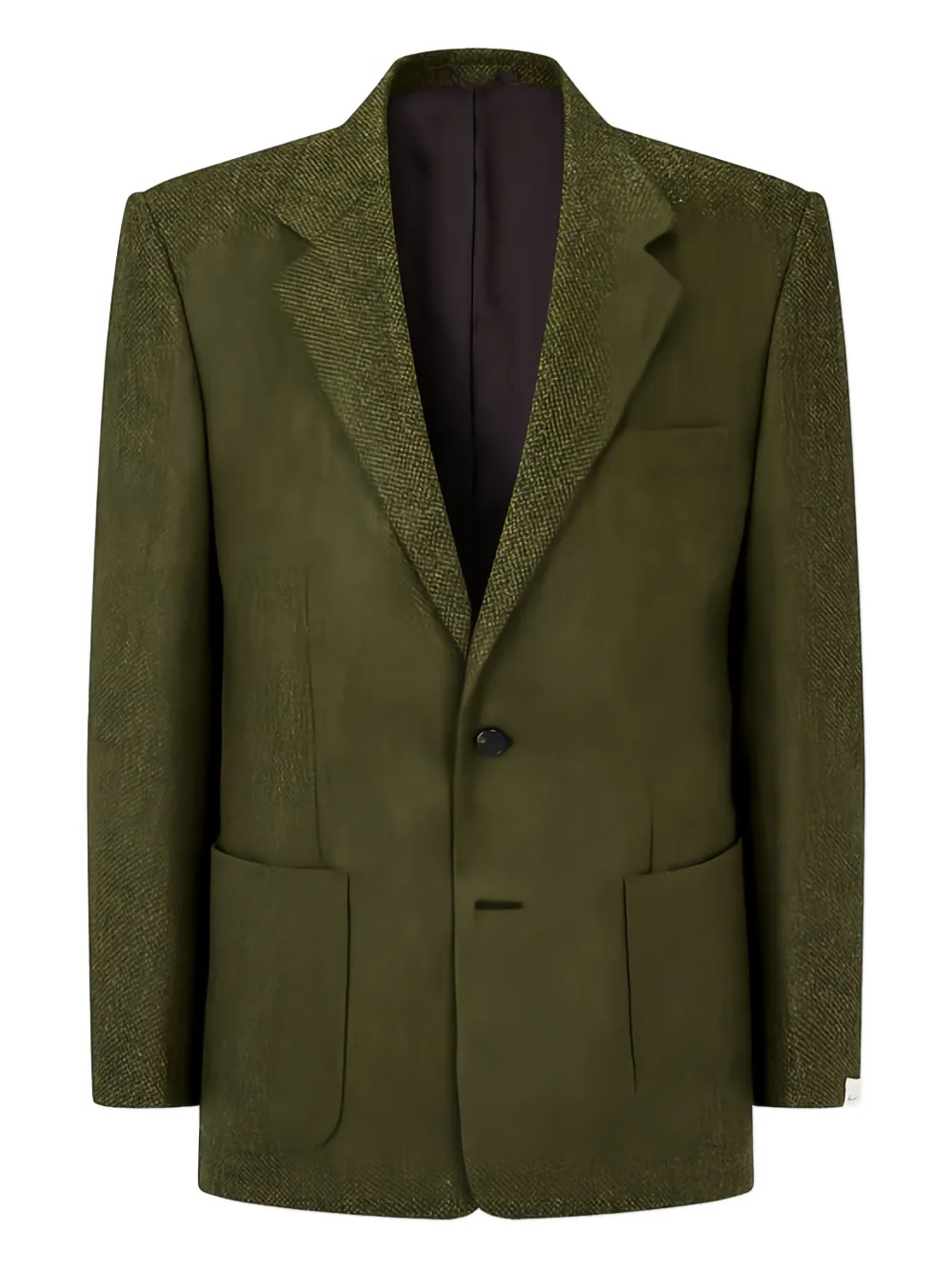 Man On The Boon. tweed-fabric blazer | Green | Image 1