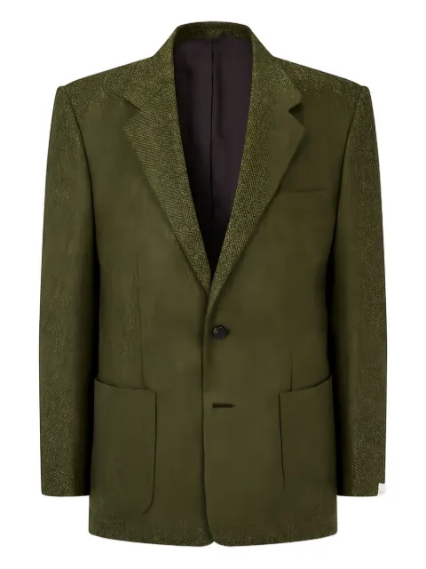 Man On The Boon. tweed-fabric blazer 