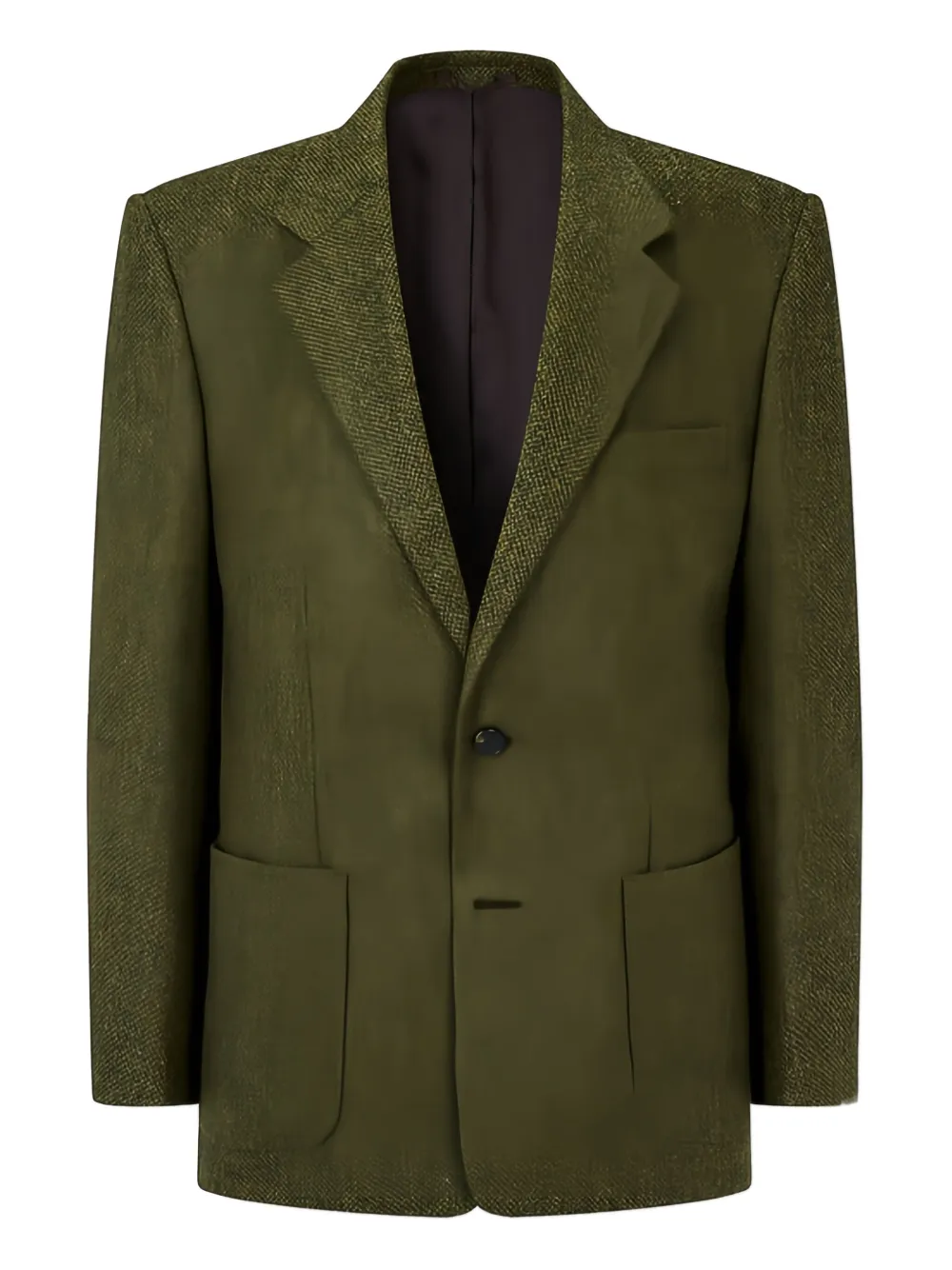 Man On The Boon. tweed-fabric blazer | Green | Image 1