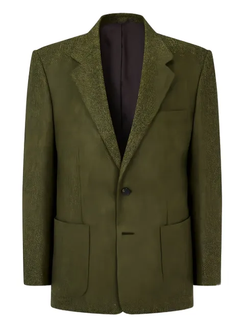 Man On The Boon. tweed-fabric blazer 