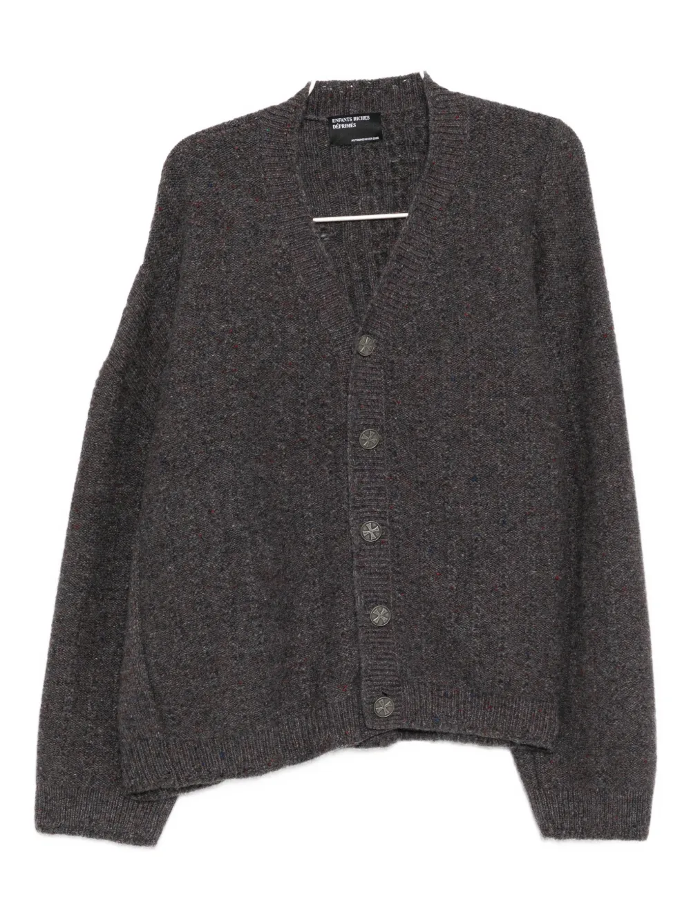 Enfants Riches Déprimés asymmetrical cardigan - Grigio
