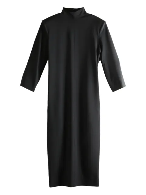 Calvin Klein high-neck three-quarter sleeve dress