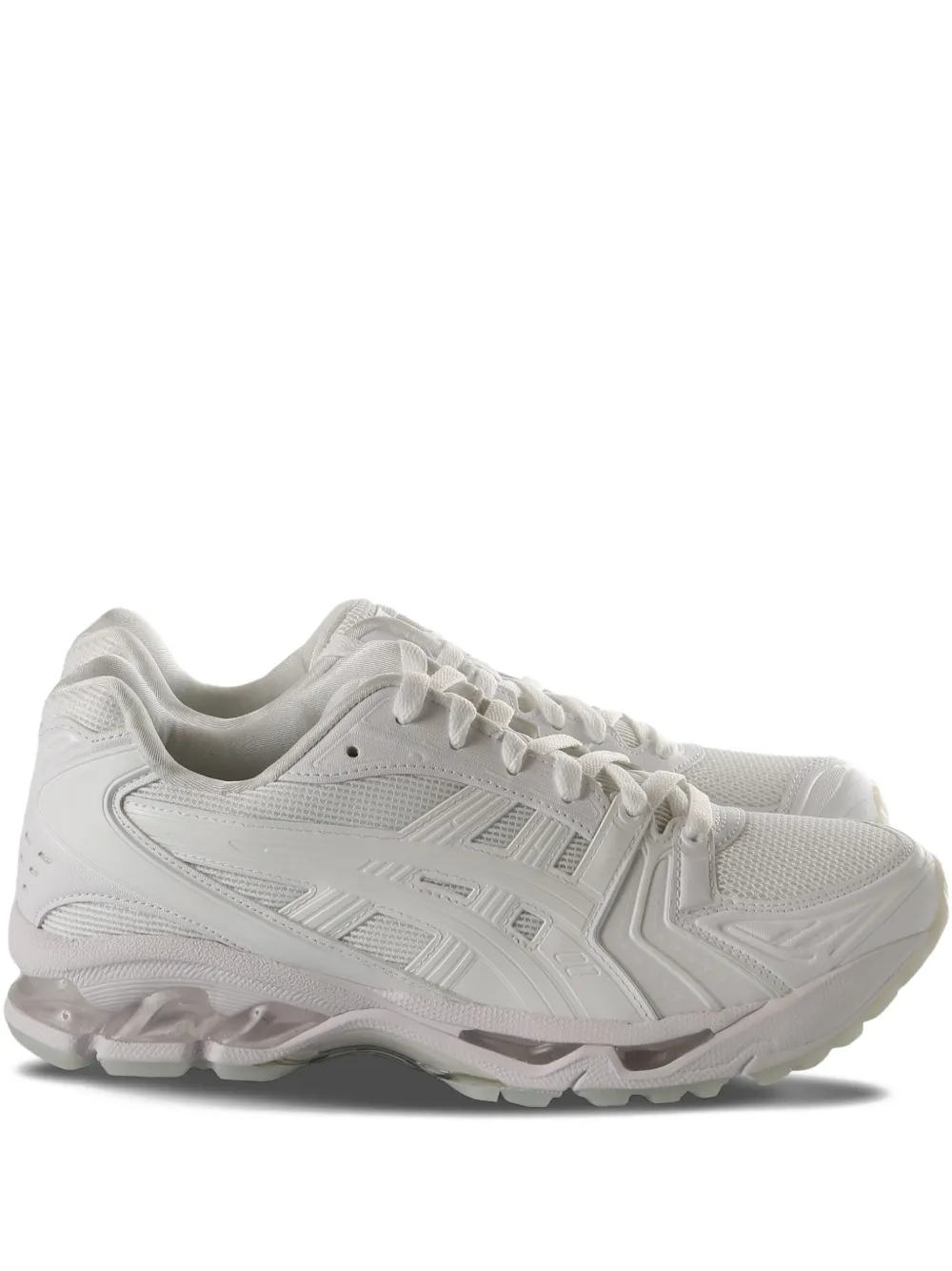 ASICS logo detail leather sneakers | White | Image 1