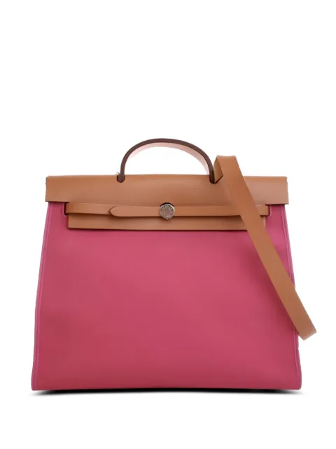 Hermès Pre-Owned 2012 Toile Herbag Zip 39 satchel