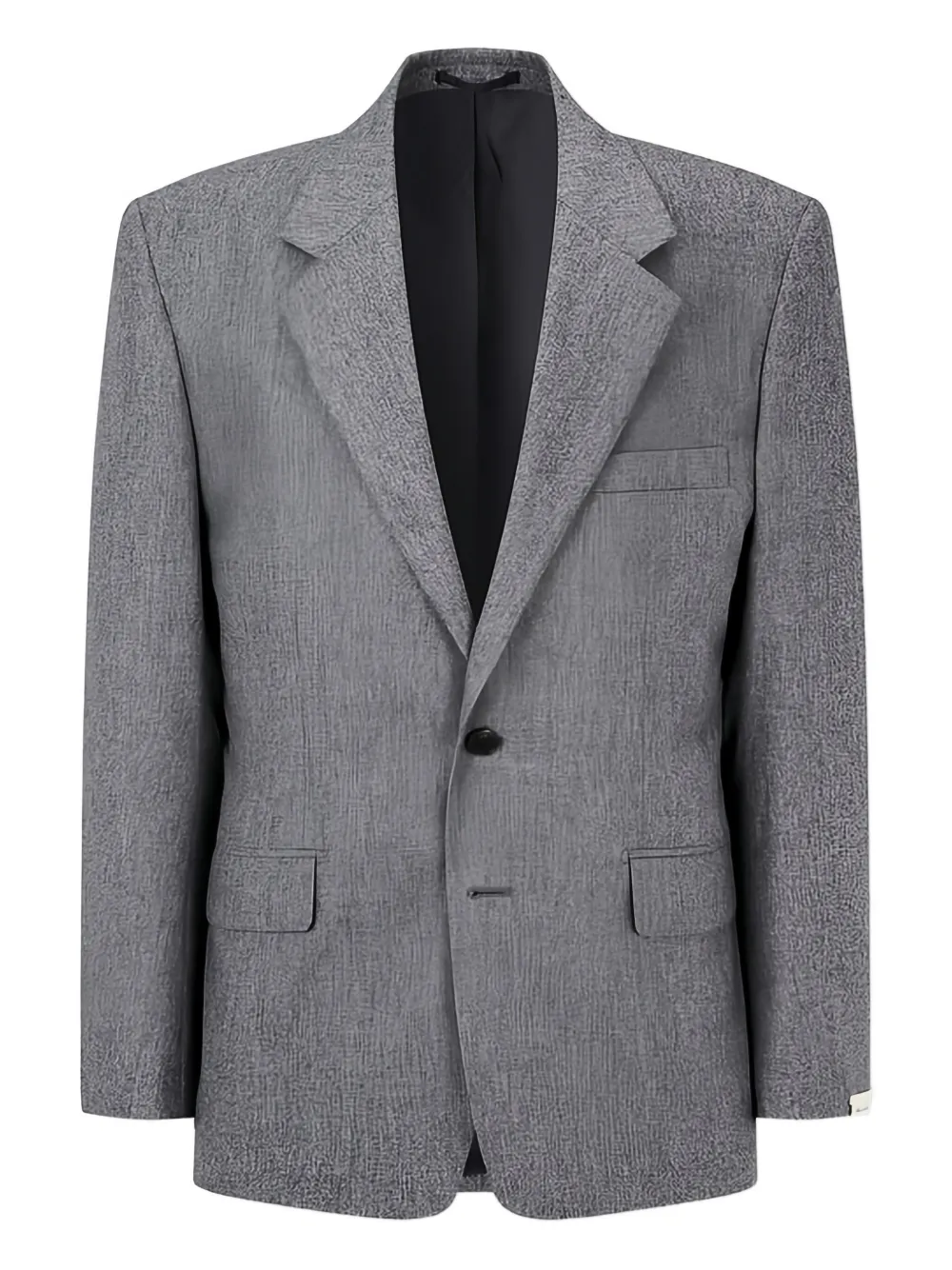 Man On The Boon. notched-lapel buttoned blazer | Grey | Image 1
