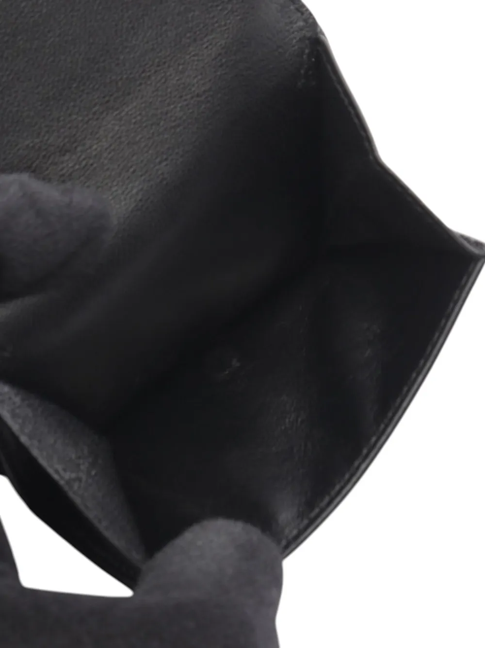 BALENCIAGA Pre-owned 2018-2025 Mini Leather Cash Wallet Small Wallets In Black