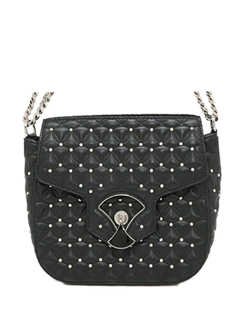 Bvlgari Pre-Owned Borsa a tracolla Divas Dream media in pelle trapuntata 2010-2025 - Nero