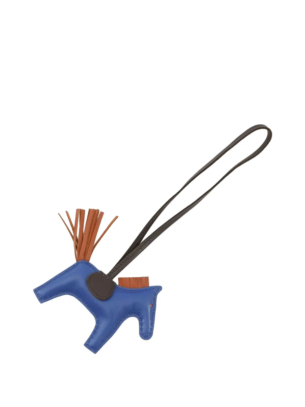 Hermès Pre-Owned 2022 Milo Lambskin Grigri Rodeo Horse Bag Charm PM key chain | Image 2