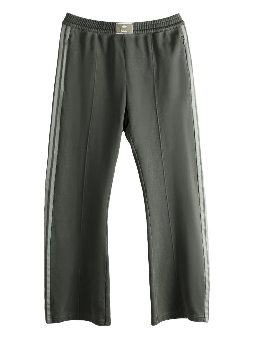adidas stripe-detail track pants - Grigio