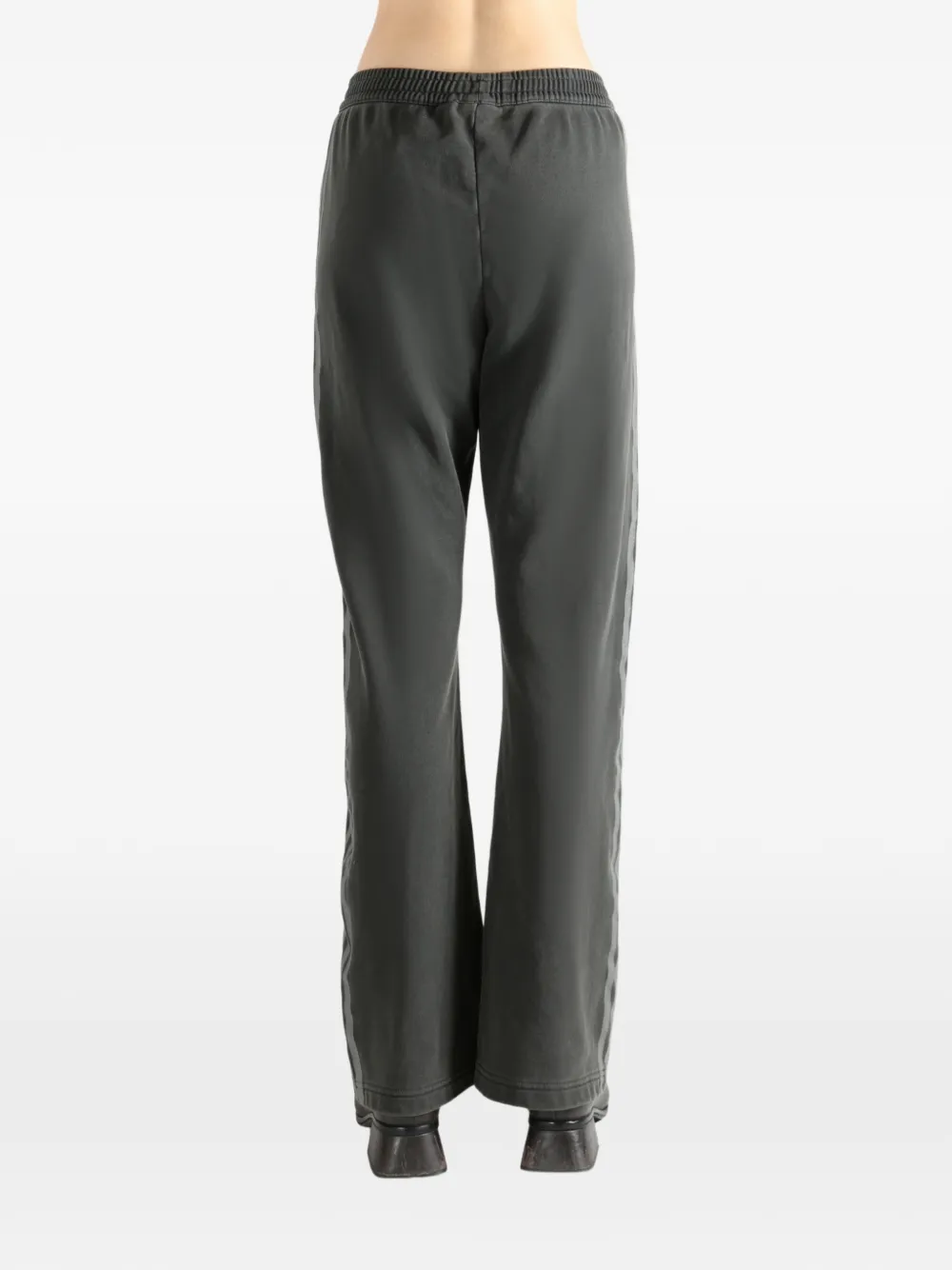 Adidas Originals Stripe-detail Track Pants In Green