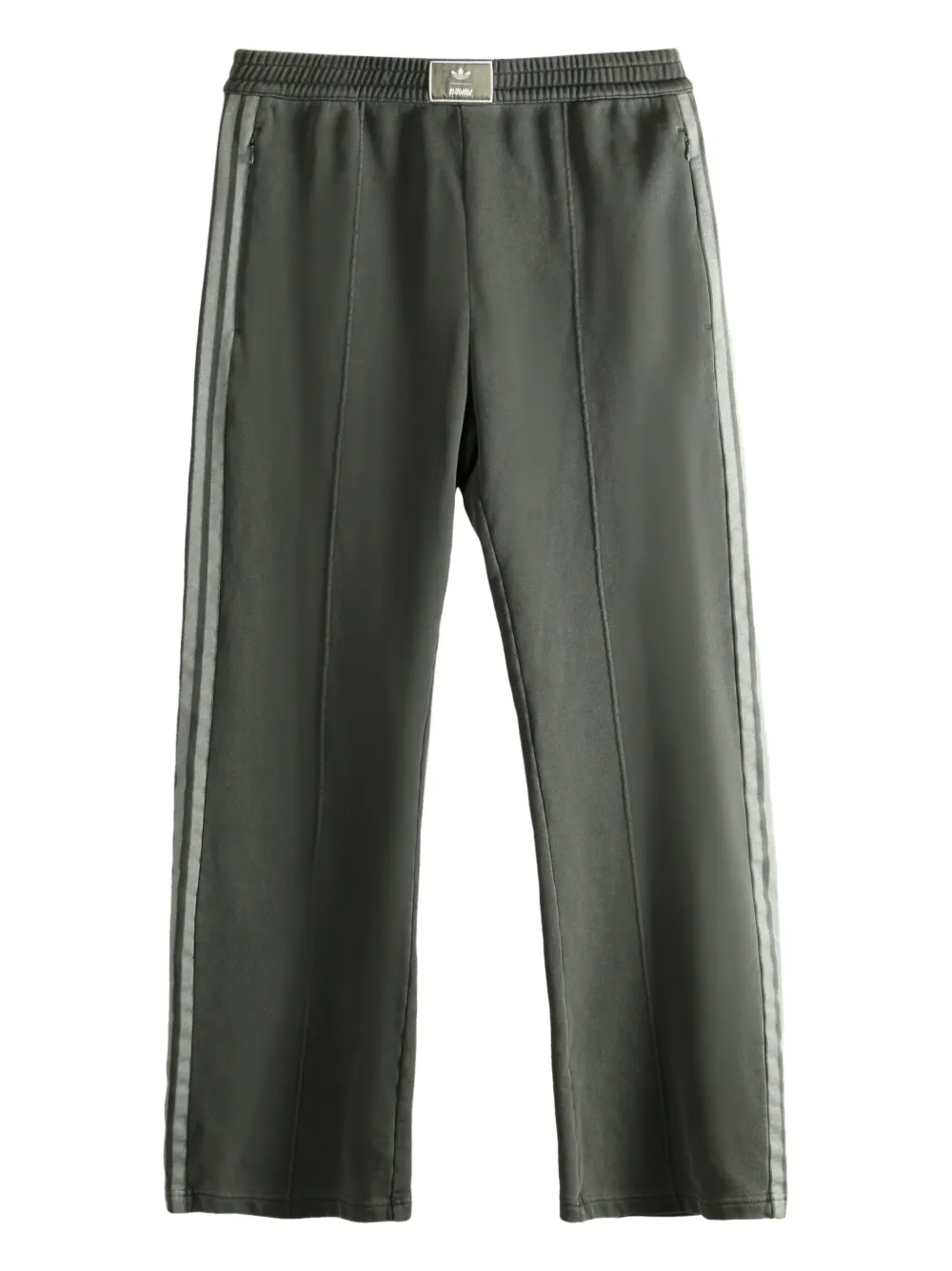 Adidas Originals Stripe-detail Track Pants In Gray