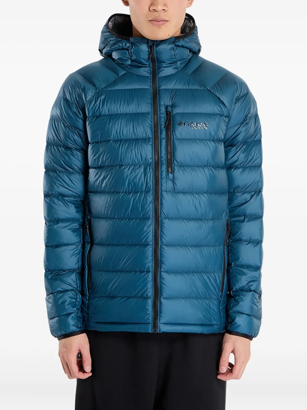 Columbia hooded zip jacket - ブルー Columbia hooded zip jacket - ブルー