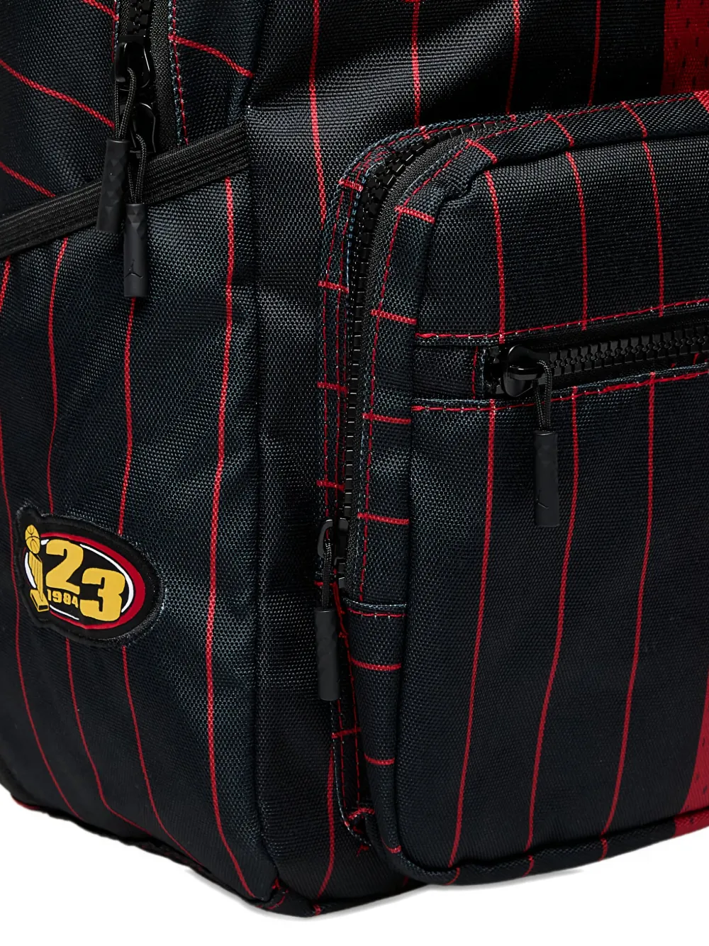 Jordan Striped-design Logo-detail Backpack In Multi